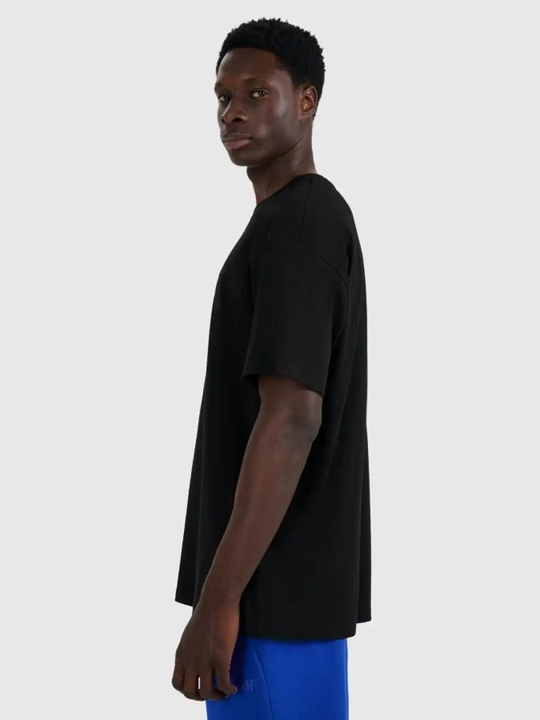 T-shirt męski, czarny, 4F