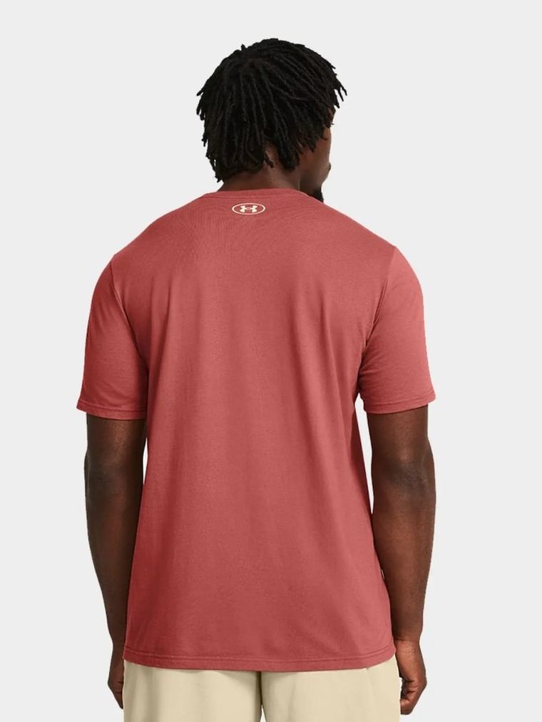 T-shirt męski, czerwony, Under Armour