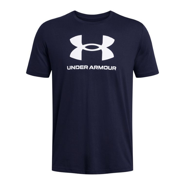 T-shirt męski, granatowy, Under Armour