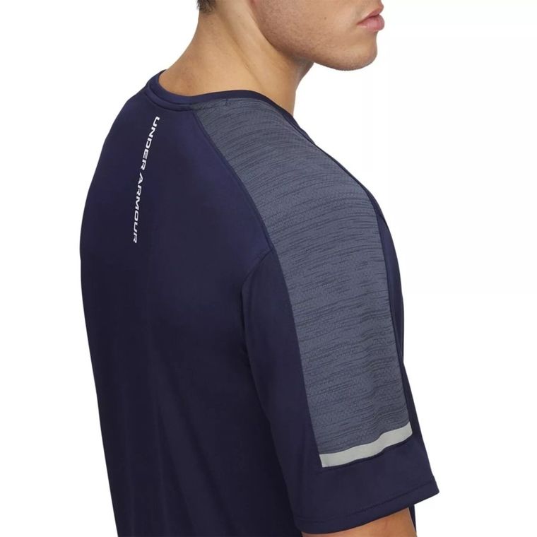 T-shirt męski, granatowy, Under Armour