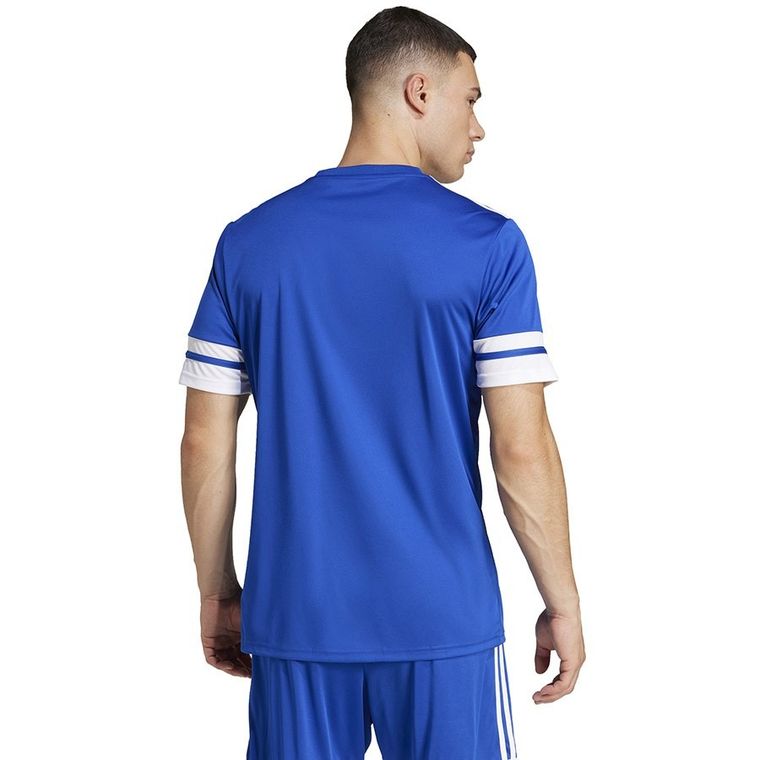 T-shirt męski, niebieski, Adidas Squadra