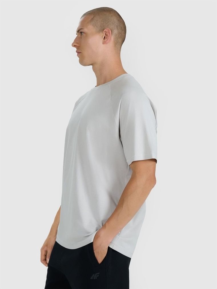 T-shirt męski, szary, 4F