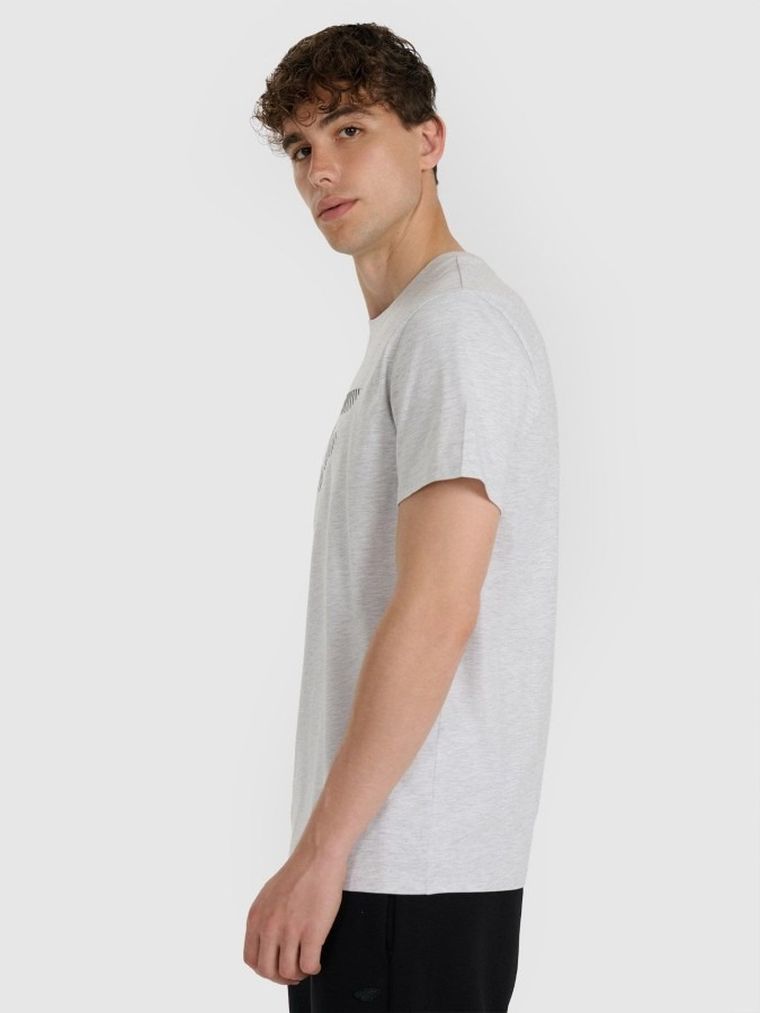 T-shirt męski, szary, 4F