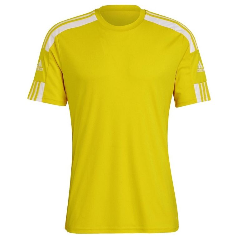 T-shirt męski, żółty, Adidas Squadra 21 JSY