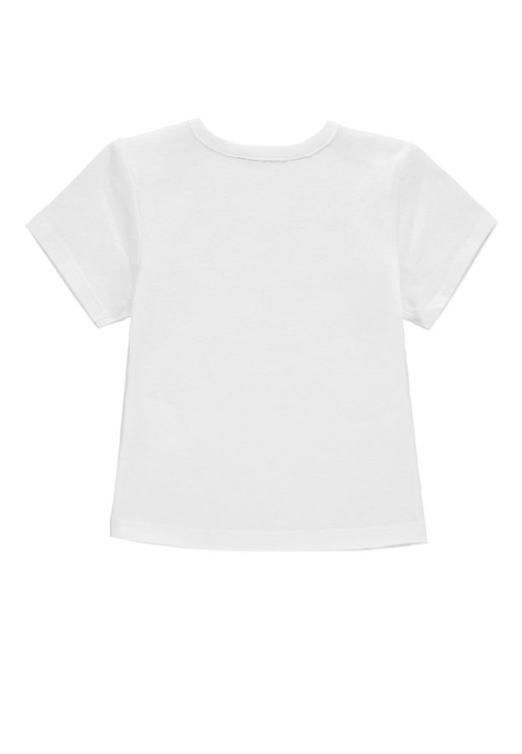 T-shirt niemowlęcy, biały, Kanz