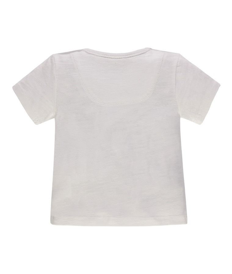 T-shirt niemowlęcy, biały, Kanz