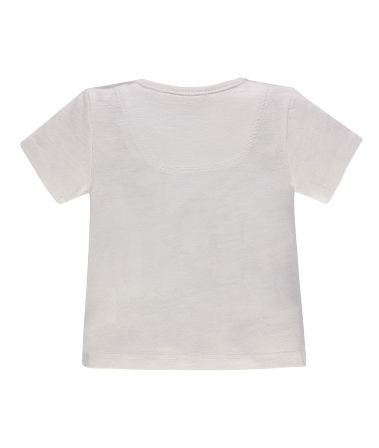 T-shirt niemowlęcy, biały, Kanz