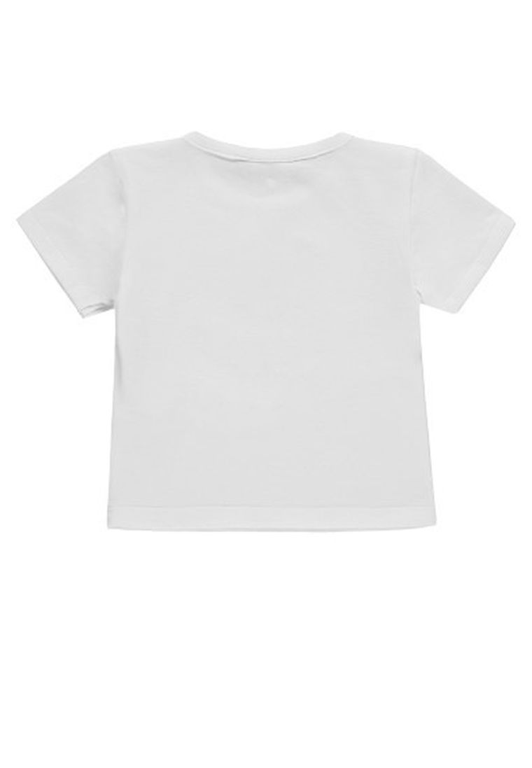 T-shirt niemowlęcy, biały, Kanz