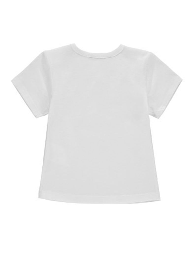 T-shirt niemowlęcy, biały, Kanz