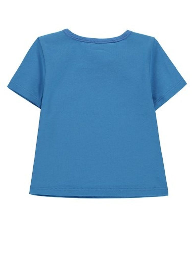 T-shirt niemowlęcy, niebieski, Kanz