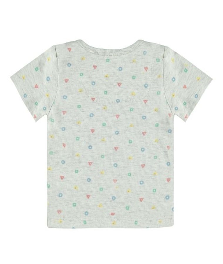 T-shirt niemowlęcy, szary, Kanz