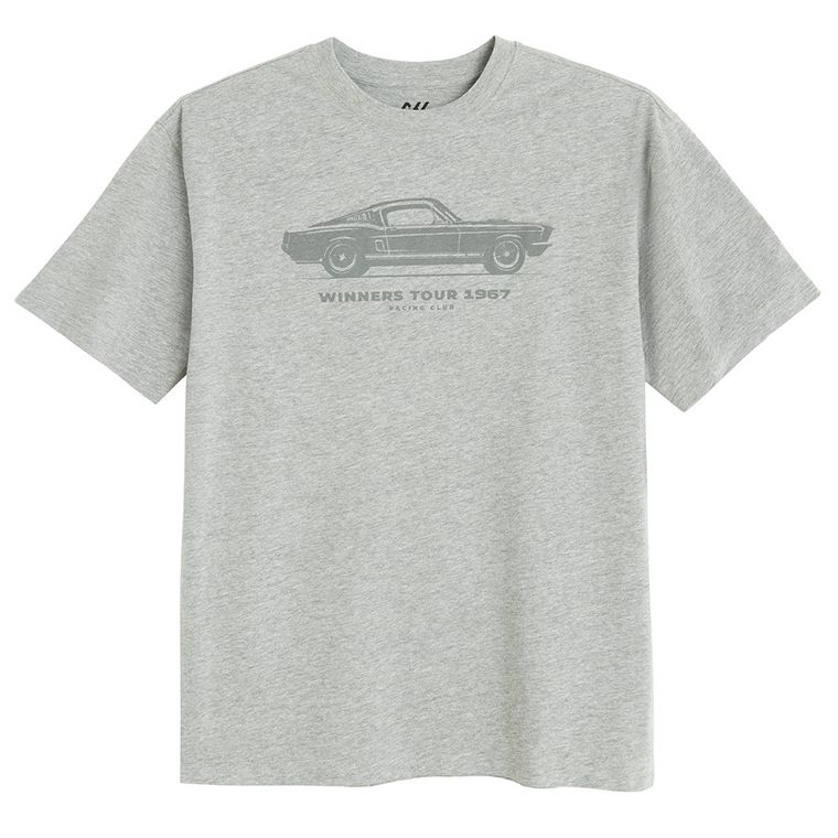 T-shirt z nadrukiem oversize NOWEAR