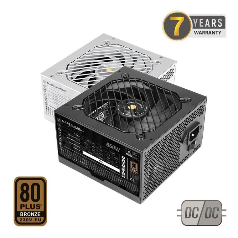 Tacens, Mars MPB850SI, zasilacz, 850W, DC-DC, 80PLUS BRONZE, PSU