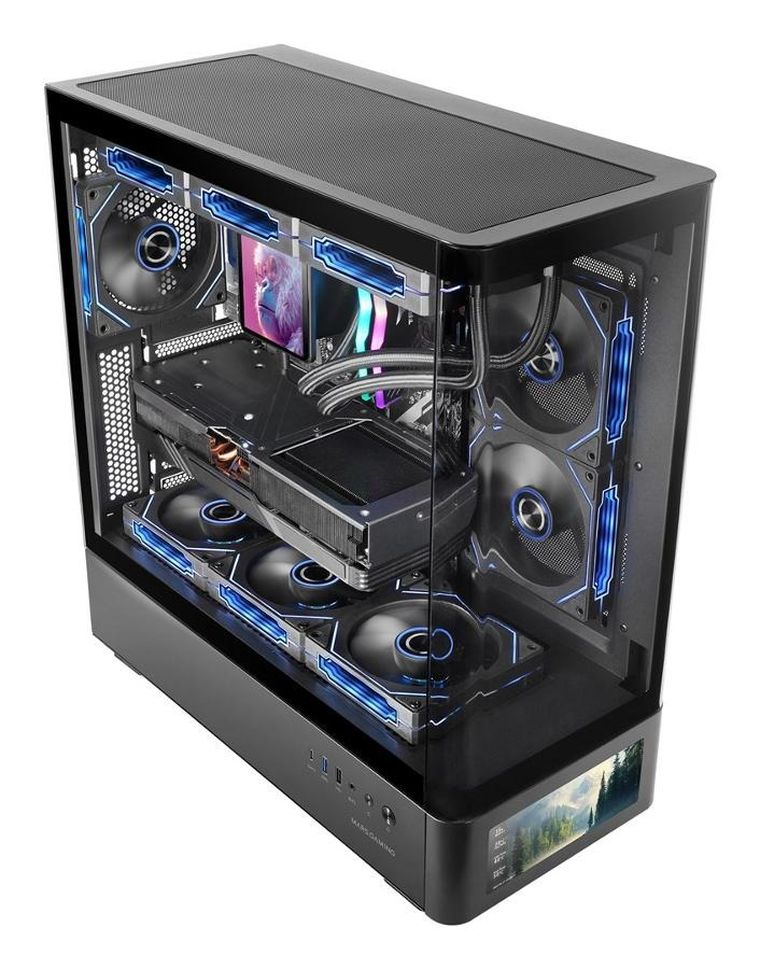 Tacens, Mars, obudowa komputerowa, MC-LCDPRO, 7.2", IPS LCD ATX