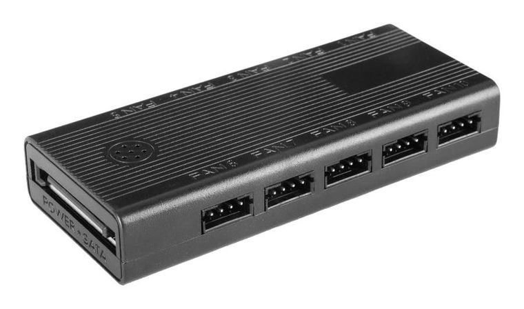 Tacens, Mars, wentylatory z hubem i pilotem, czarne, 120 mm, 4 szt.