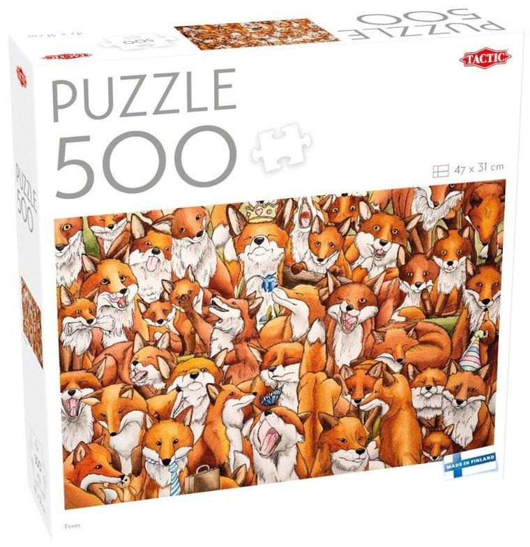 Tactic, Lisy, puzzle, 500 elementów