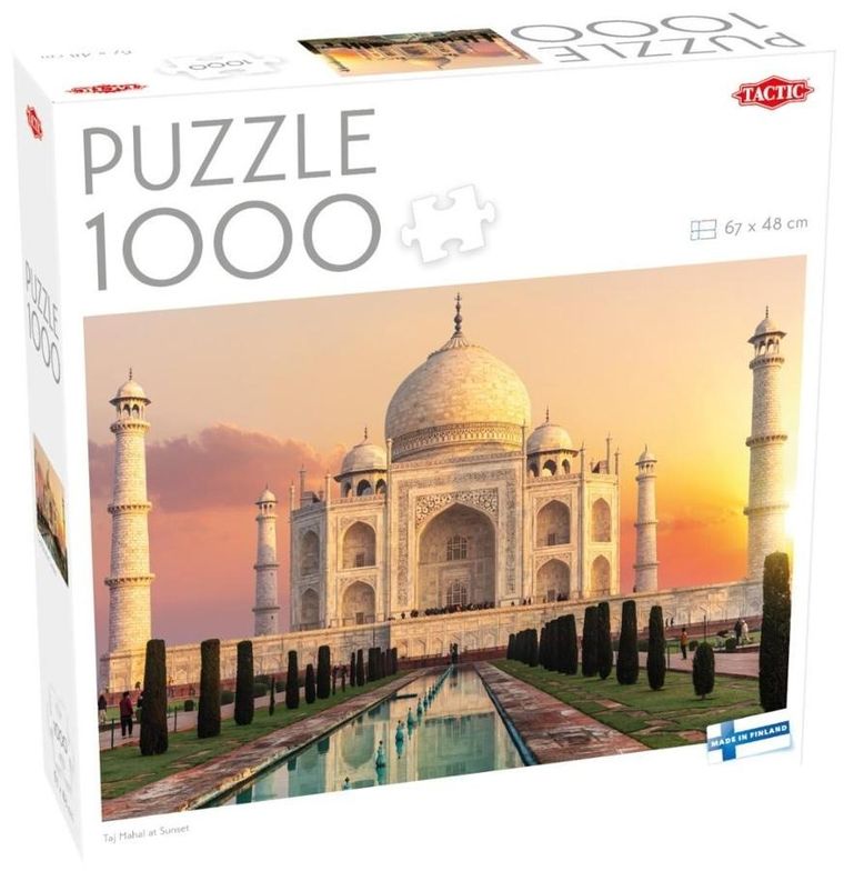 Tactic, Taj Mahal o zachodzie słońca, puzzle, 1000 elementów