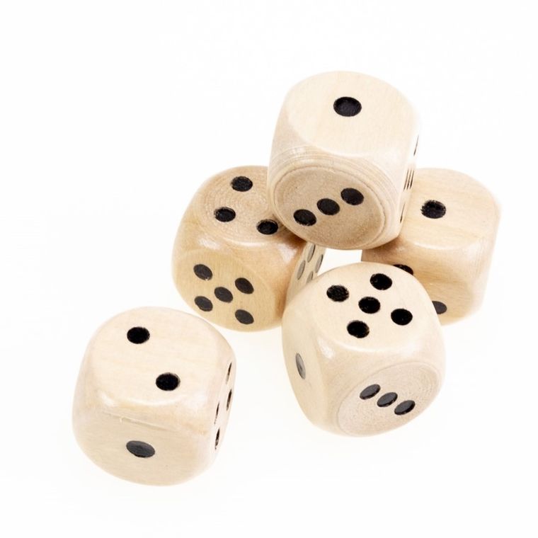 Tactic, Yatzy, kości drewniane, gra kościana