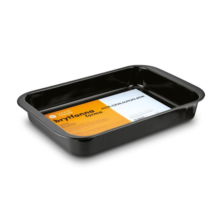 Tadar, brytfana emaliowana do pieczenia, 41-26,5-5,8 cm