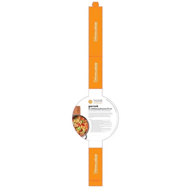 Tadar, garnek stalowy, 24 cm, 5.0l, satynowy, Cori