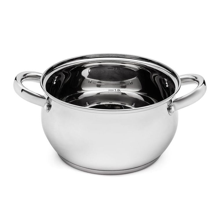 Tadar, garnek stalowy z pokrywką 18 cm, 2.6l, Martynika