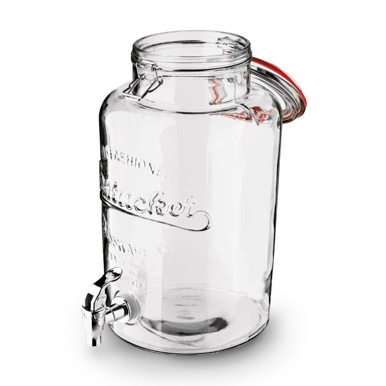 Tadar, Gregi, słoik z kranikiem i klipsem, 6,5 l