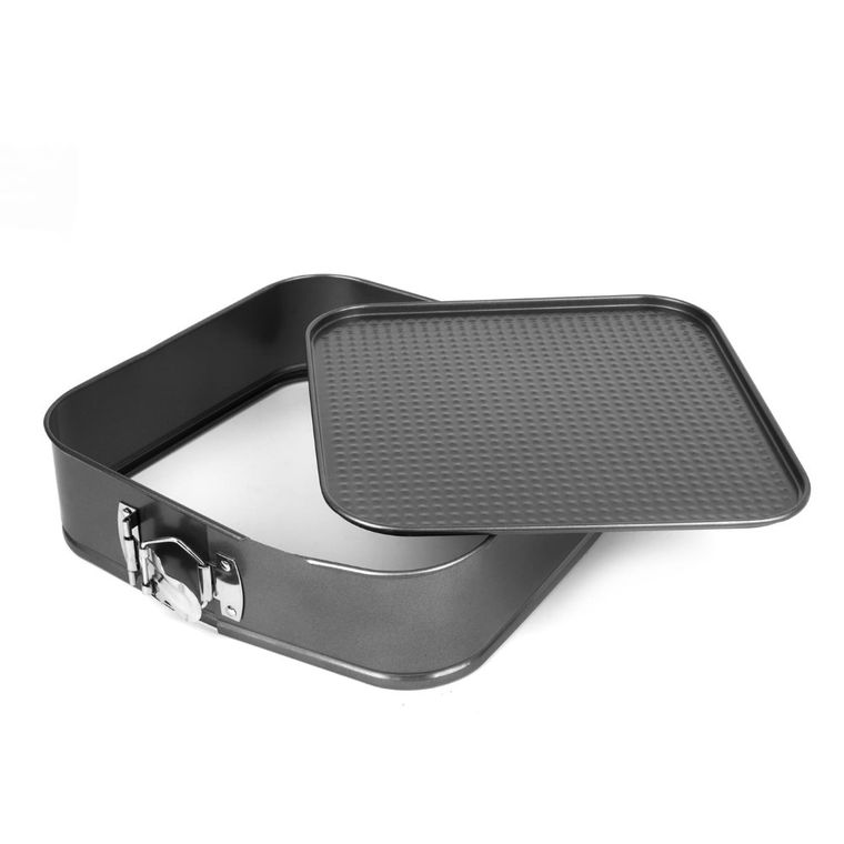 Tadar, kwadratowa tortownica stalowa, 24 cm, non-stick