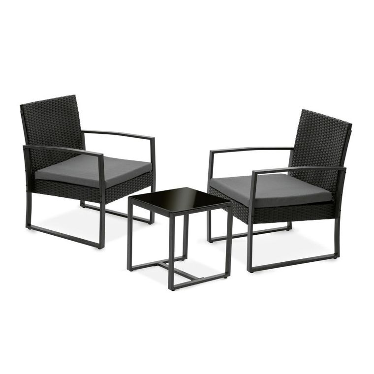 Tadar, Madera, komplet mebli ogrodowych, fotele i stolik