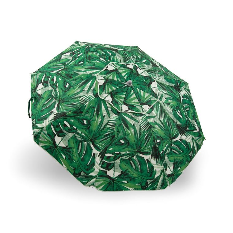 Tadar, parasol plażowy, łamany, monstera, 200 cm