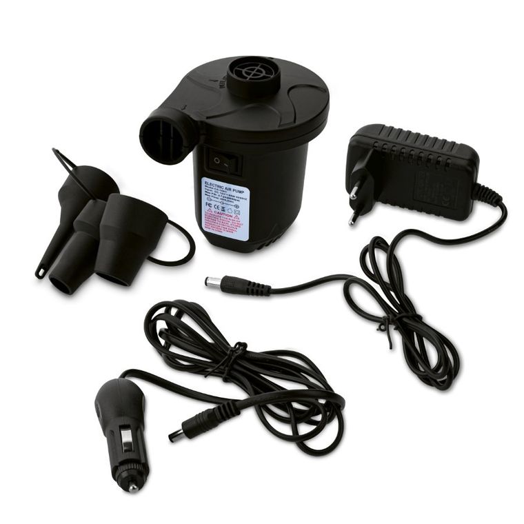 Tadar, pompka elektryczna, uniwersalna, 3 końcówki