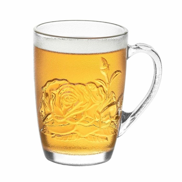 Tadar, Róża, kubek szklany, 415 ml