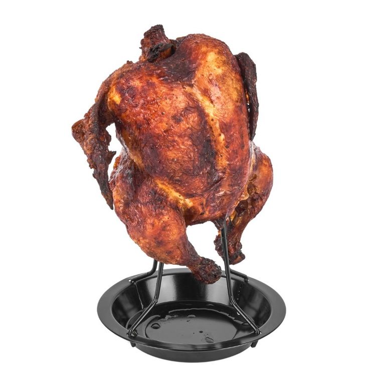 Tadar, stojak do pieczenia kurczaka w całości, BBQ, 17-17-20 cm