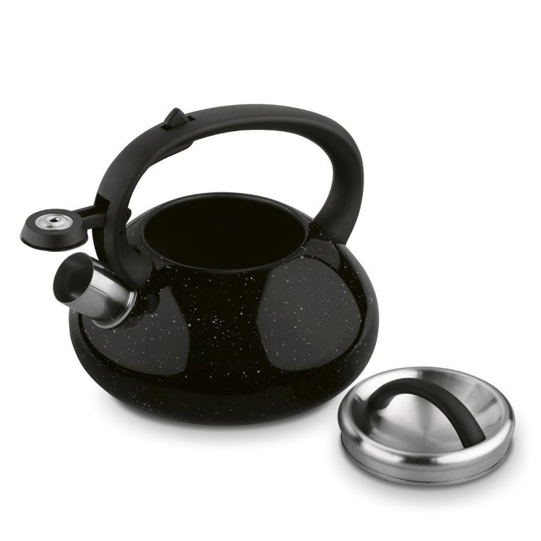 Tadar, Vita, czajnik nierdzewny, czarny, marble, 2 l czarny marble