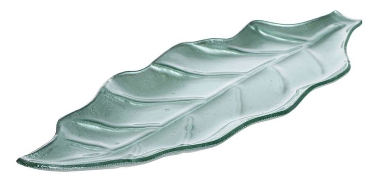 Talerz liść zielony, 41.5-15-2.5 cm