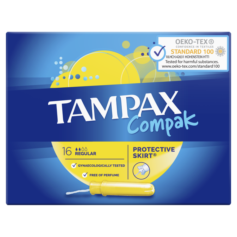 Tampax, Compak Regular, tampony z aplikatorem, 16 szt.