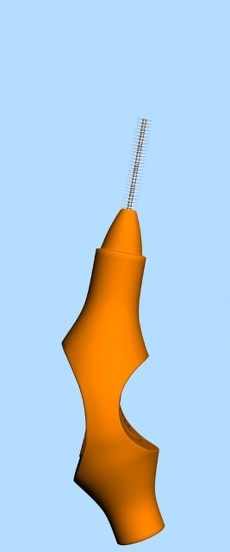 Tandex, czyściki międzyzębowe, Flexi 0,45-2,5 mm, Ultra Fine, tangarine, pomarańczowy, 6 szt.