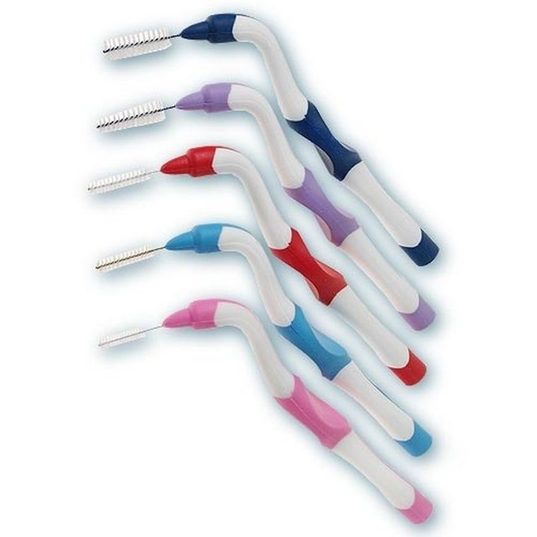 Tandex, czyściki międzyzębowe, FlexiMax 0,5-3 mm, ruby, czerwony, 4 szt.