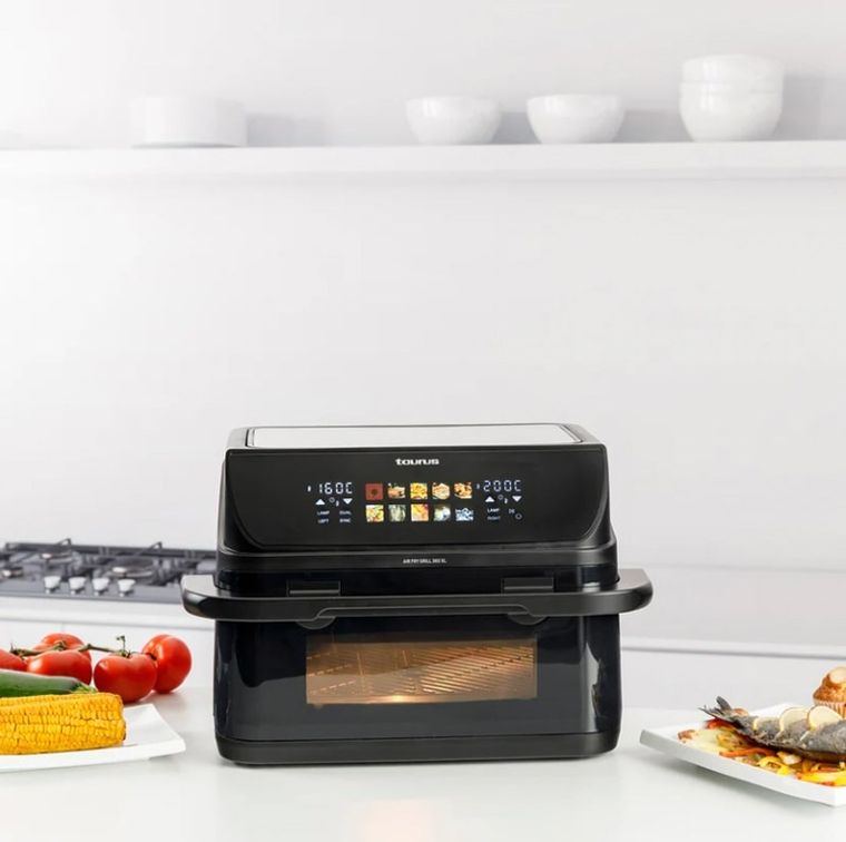 Taurus, frytownica beztłuszczowa, z długim koszem i grillem, 973004000