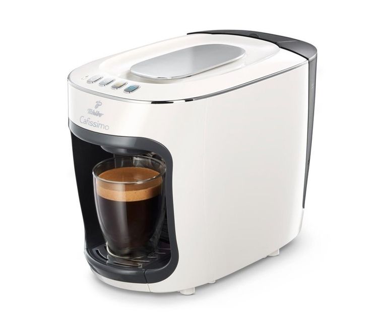 Tchibo, ekspres kapsułkowy, Cafissimo Mini, 505439, biały