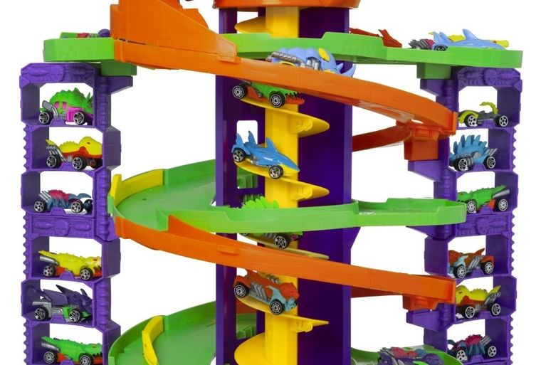 Teamserz, Cobra Carnage, garaż ze zjeżdżalnią i autkiem, 70 cm