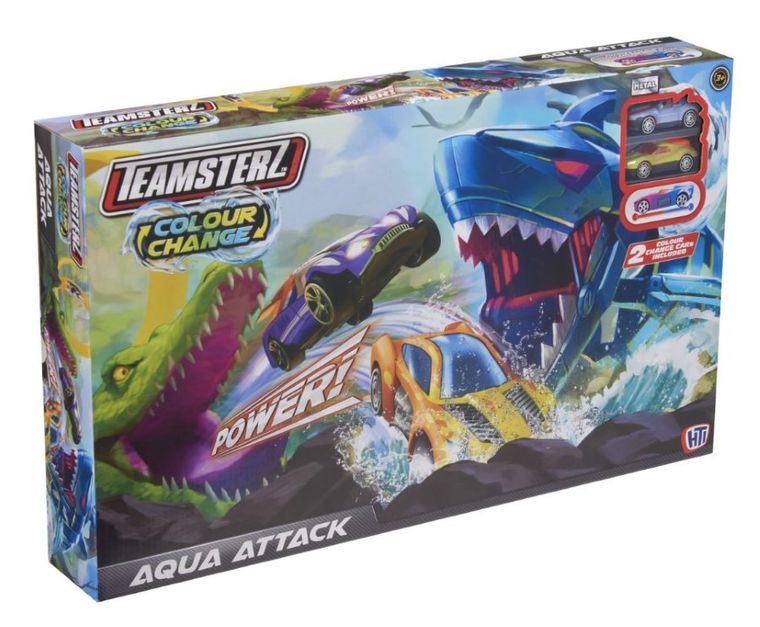 Teamsterz, Wodny Atak, tor wyścigowy, zmiana koloru pojazdu