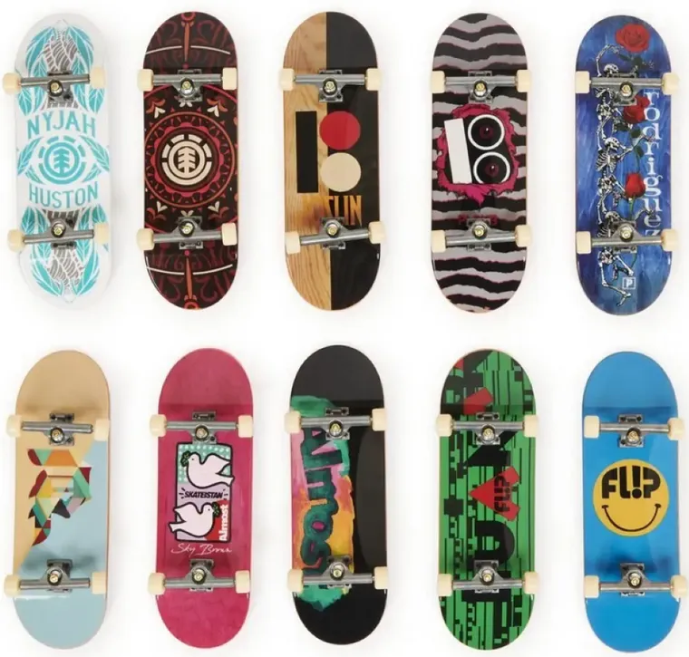 Tech Deck, fingerboard, deskorolki, 10 szt.