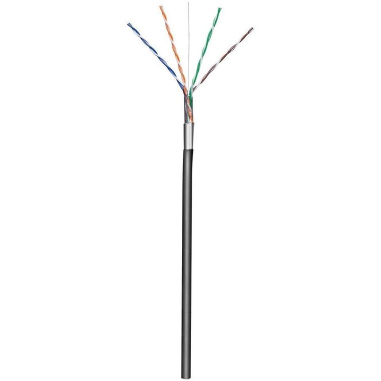 Techly, kabel skrętka, F/UTP, kat. 5E, 305m