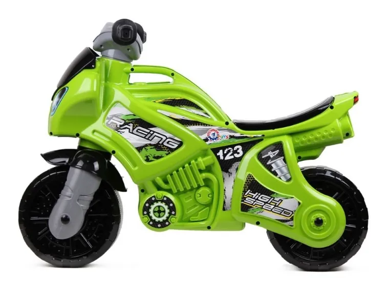 TechnoK, jeździk, motocykl, zielony
