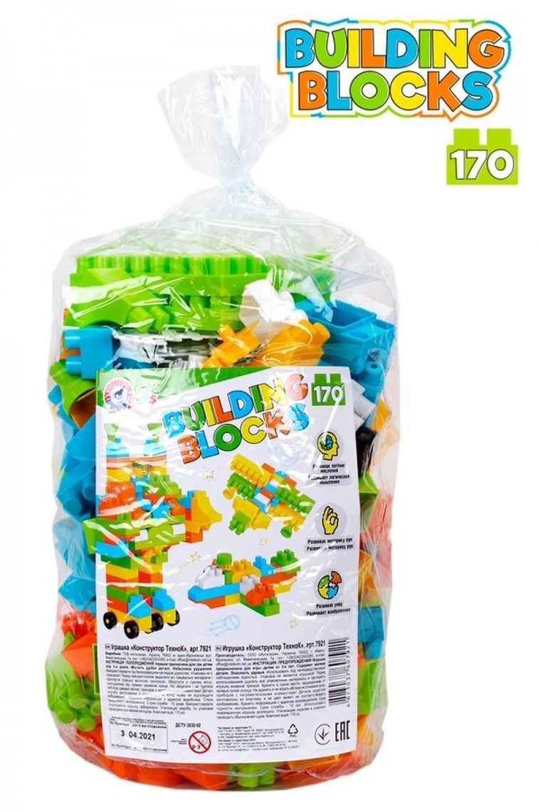 TechnoK, klocki, 10 elementów