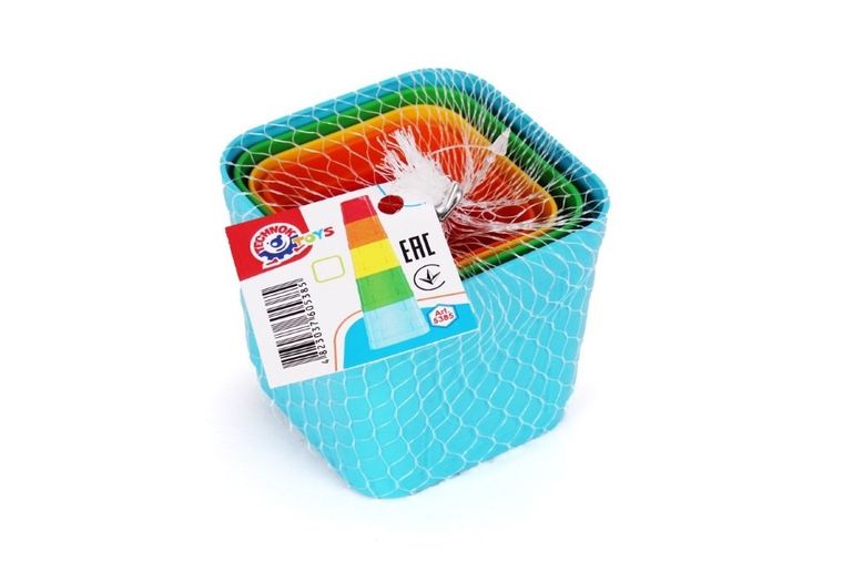 TechnoK, kubeczki kwadratowe, piramidka