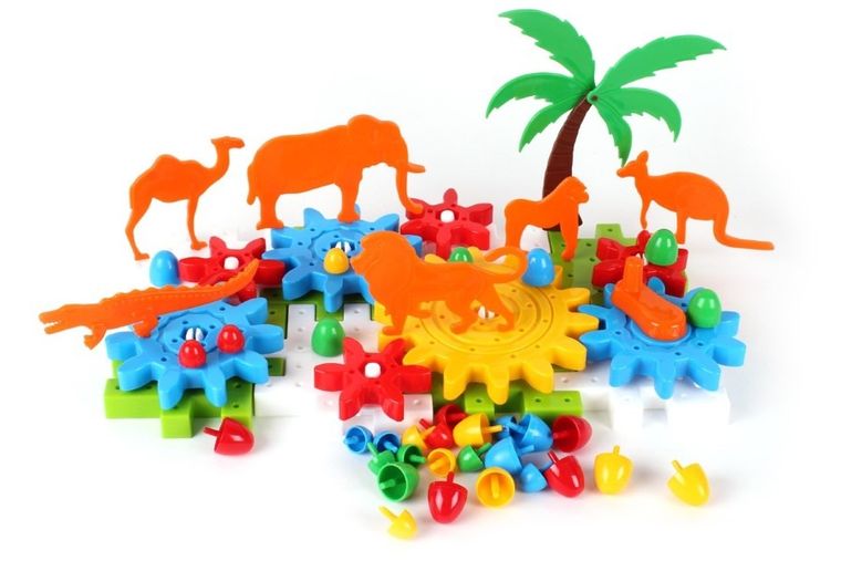 TechnoK, zestaw konstrukcyjny, dzikie zwierzątka