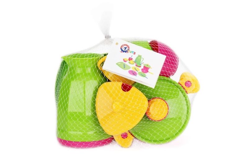 TechnoK, zestaw kuchenny, 3 filiżanki, dzbanek, garnki