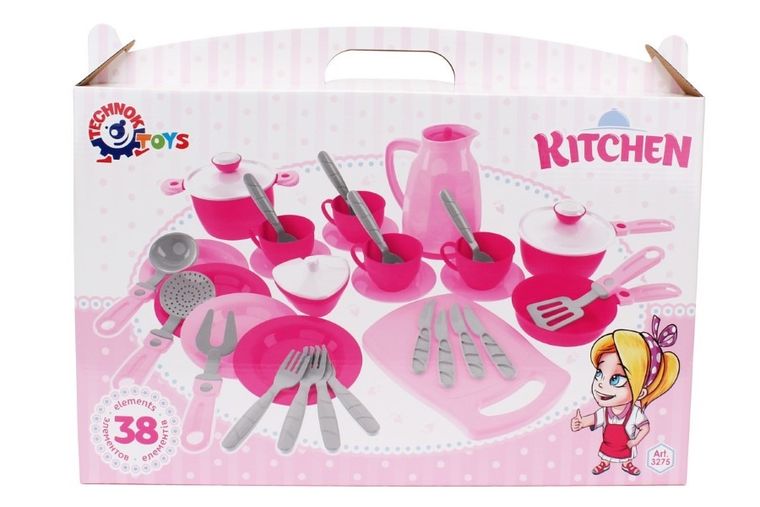 TechnoK, zestaw kuchenny, 38 elementów