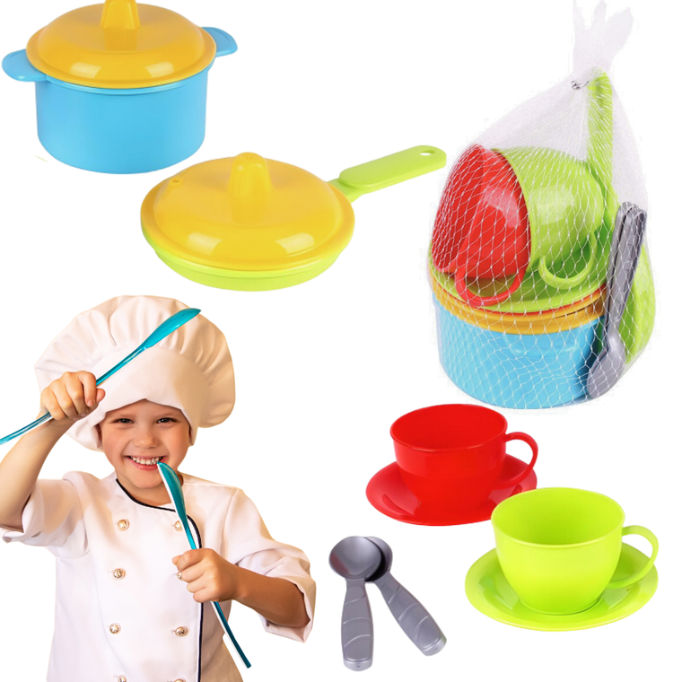 TechnoK, zestaw naczyń, 10 elementów